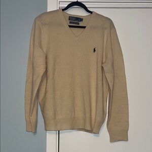 Men’s Polo by Ralph Lauren 100% lambs wool sweater, L